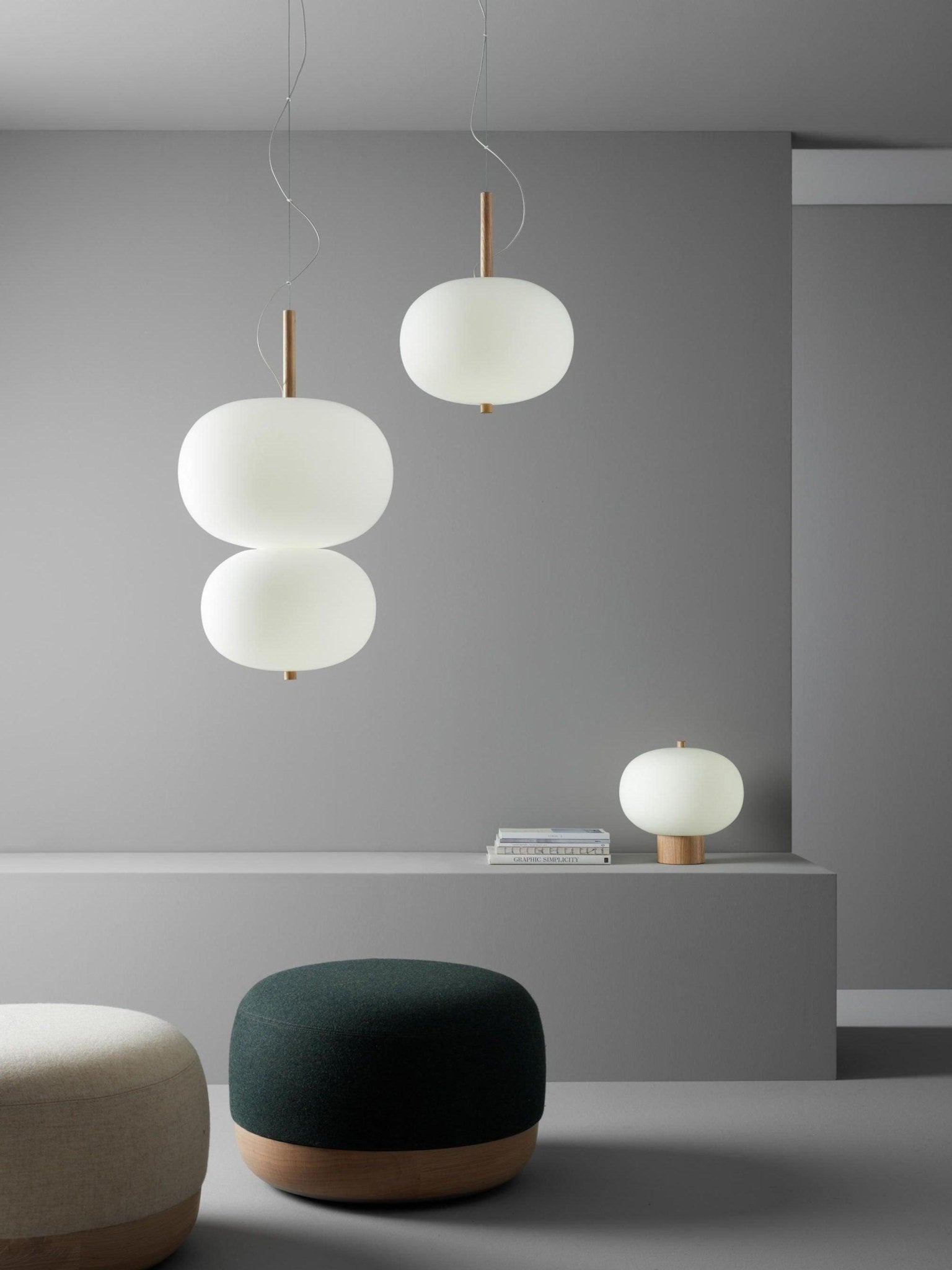 Jaldes Wood & Glass Table Lamp-Neutral Decor