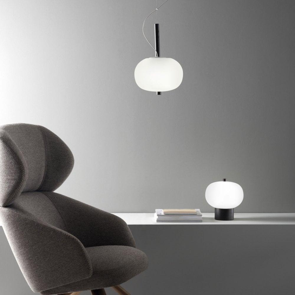 Jaldes Wood & Glass Table Lamp-Neutral Decor