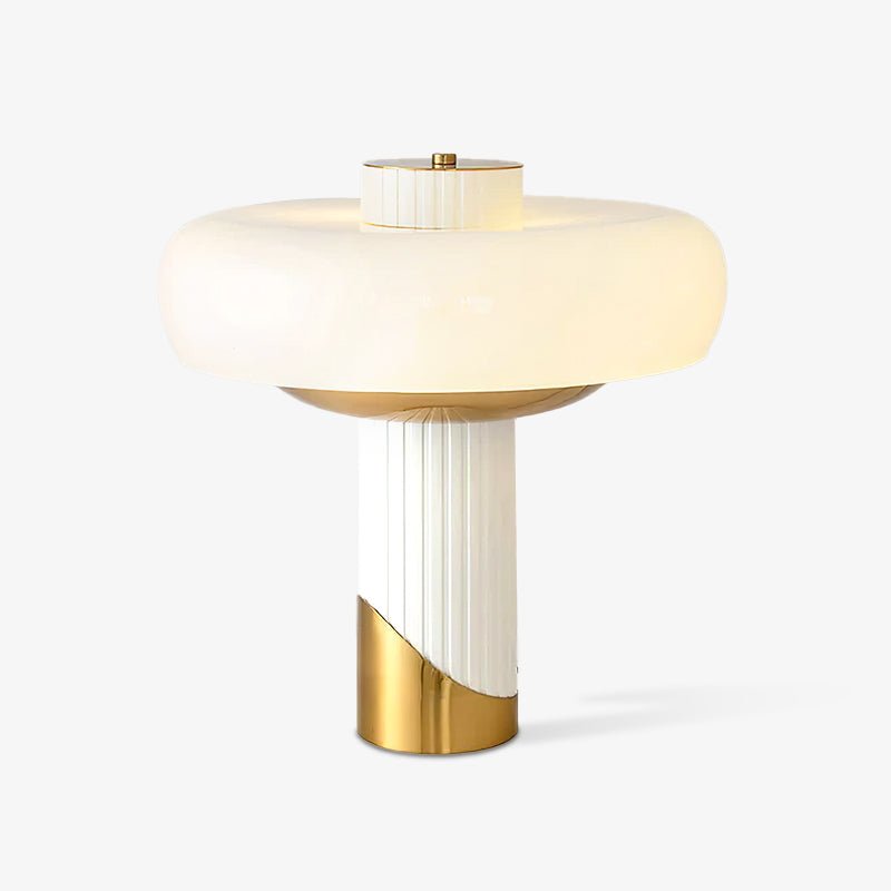 Aurelia Contemporary Glass Table lamp-Neutral Decor