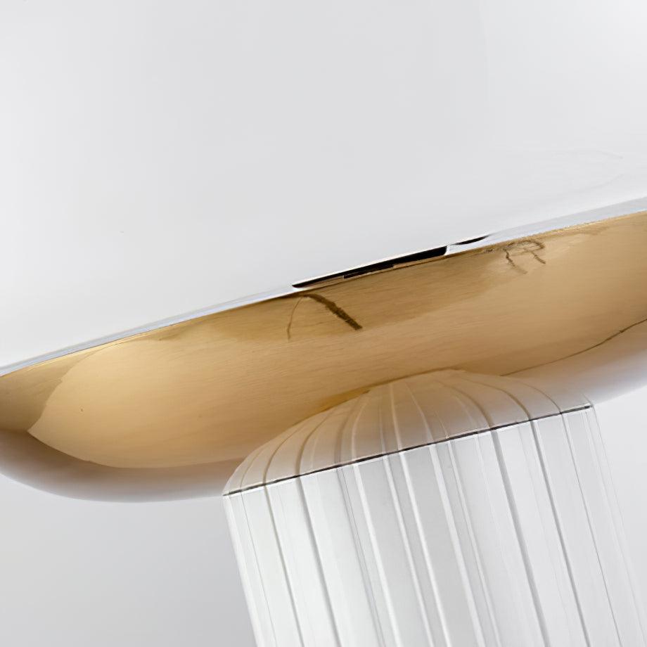Aurelia Contemporary Glass Table lamp-Neutral Decor
