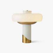 Aurelia Contemporary Glass Table lamp-Neutral Decor