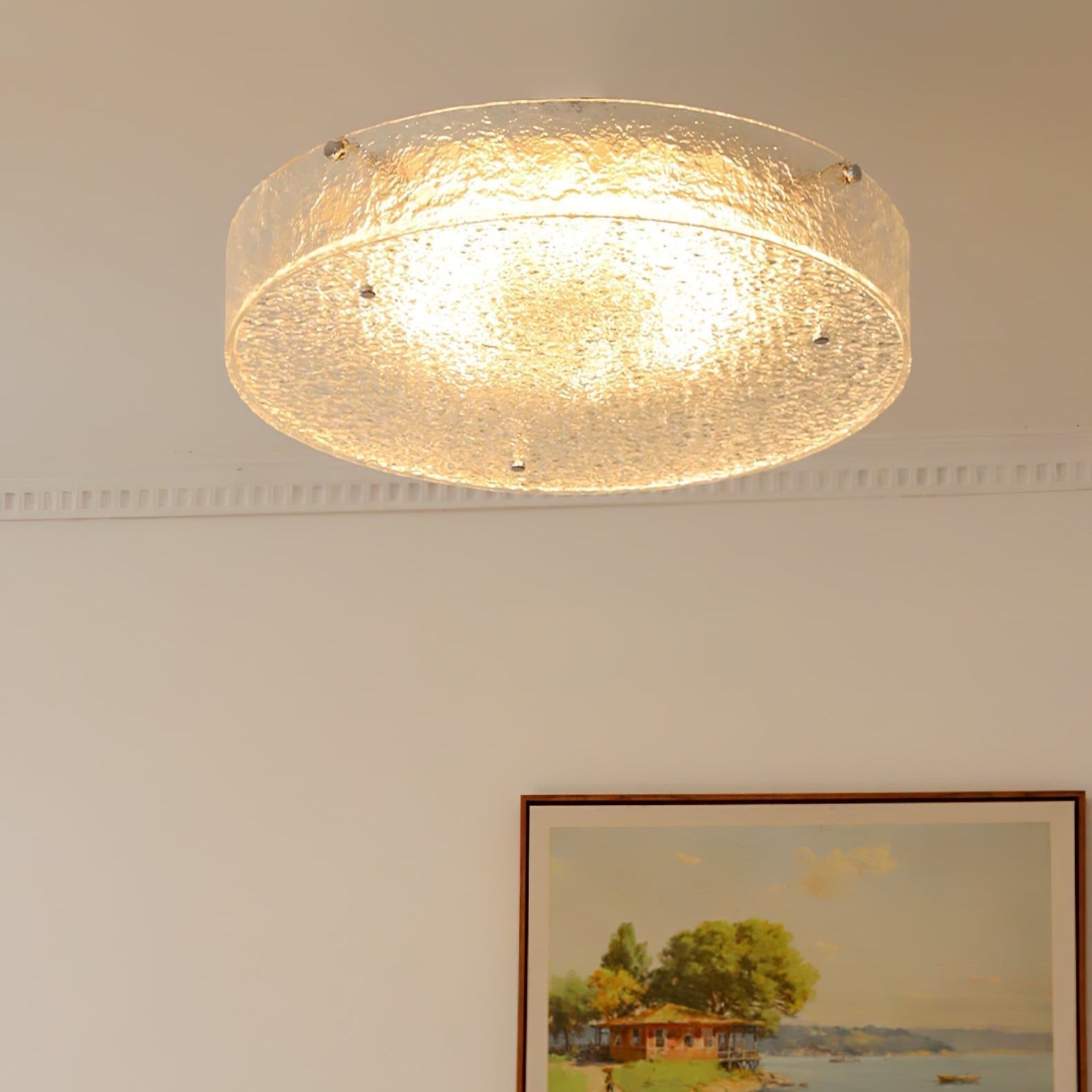 Vek Ceiling Lamp Illuminese Acrylic Iron Elegant-Neutral Decor