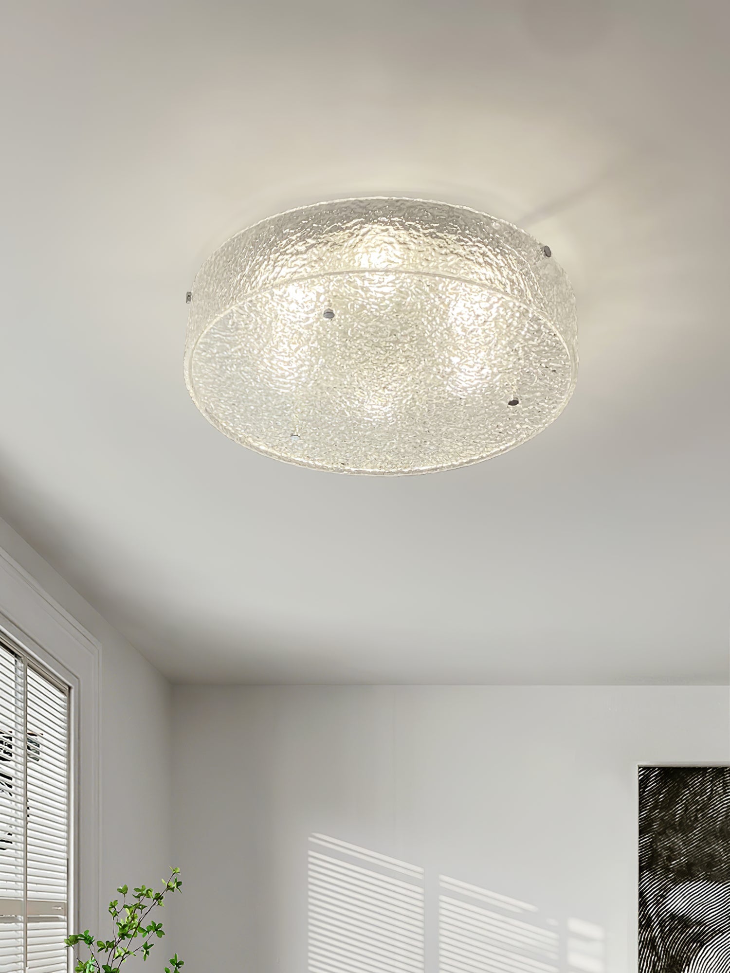 Vek Ceiling Lamp Illuminese Acrylic Iron Elegant-Neutral Decor