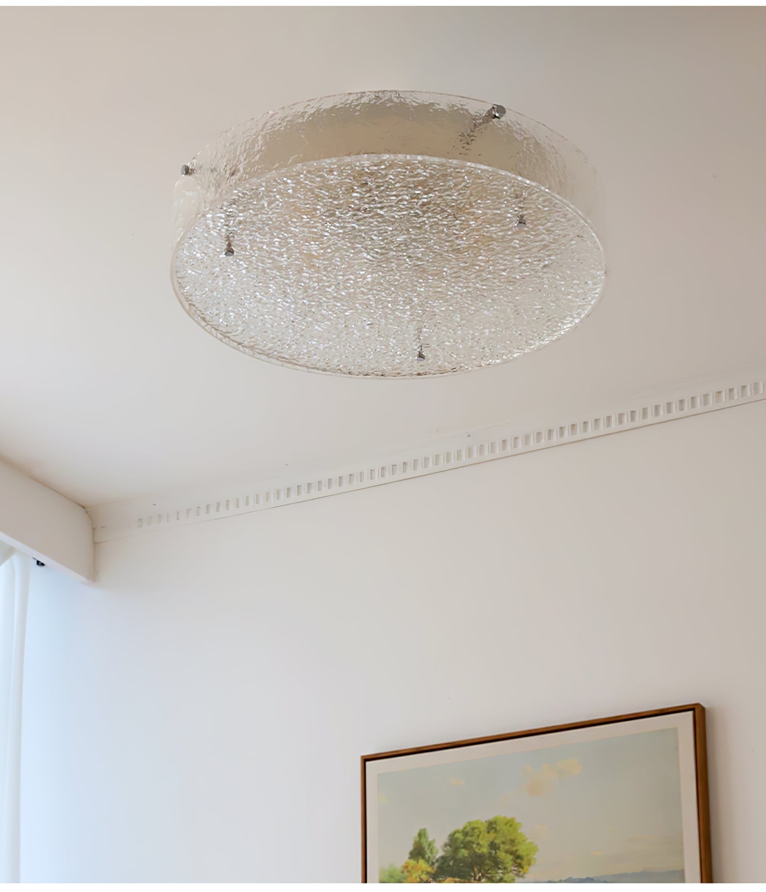 Vek Ceiling Lamp Illuminese Acrylic Iron Elegant-Neutral Decor