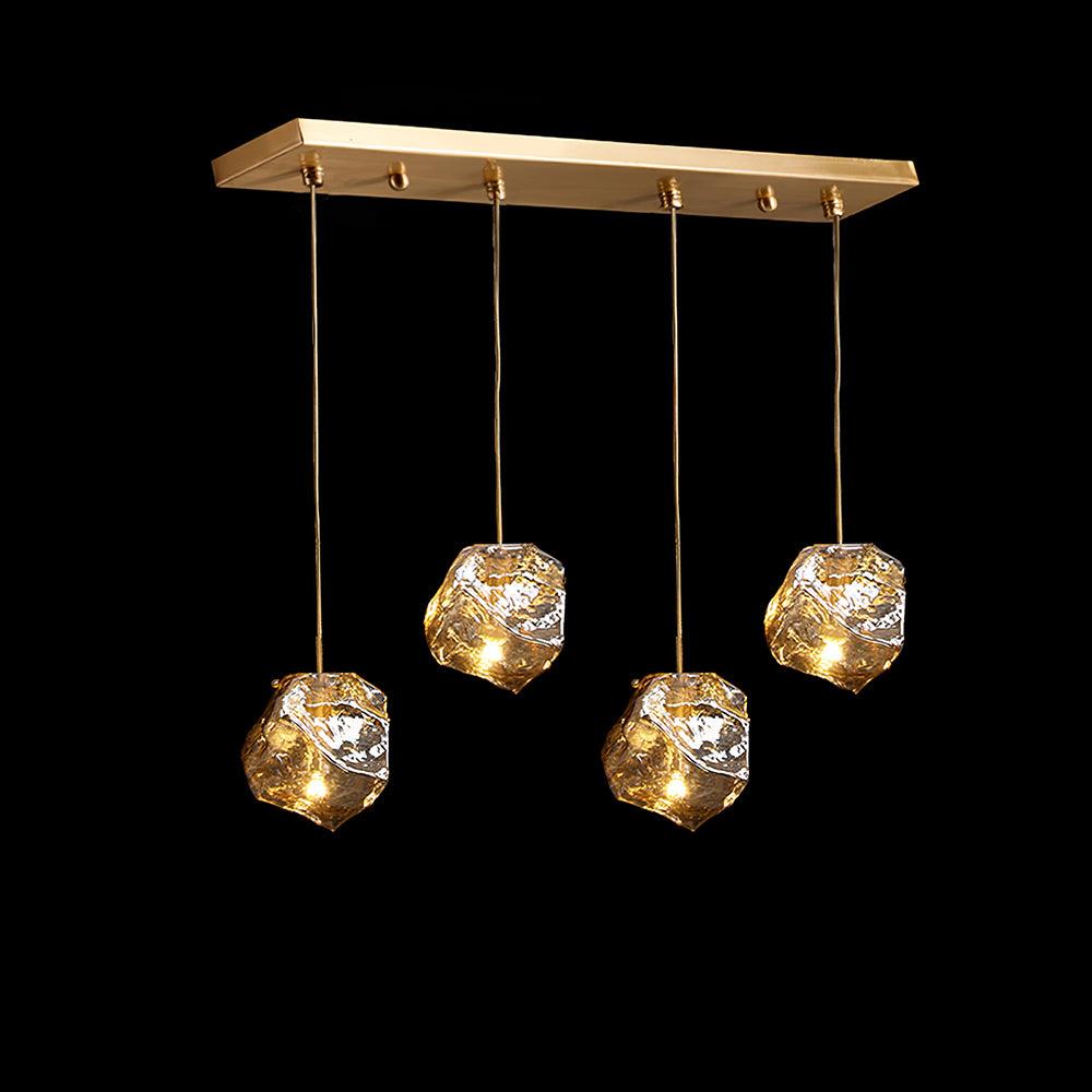Kixu Brass Luxurious Pendant Lamp-Neutral Decor