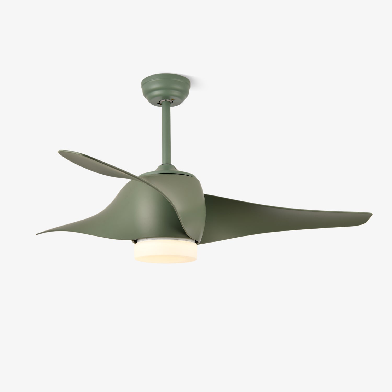 Umber Ceiling Fan Light-Neutral Decor