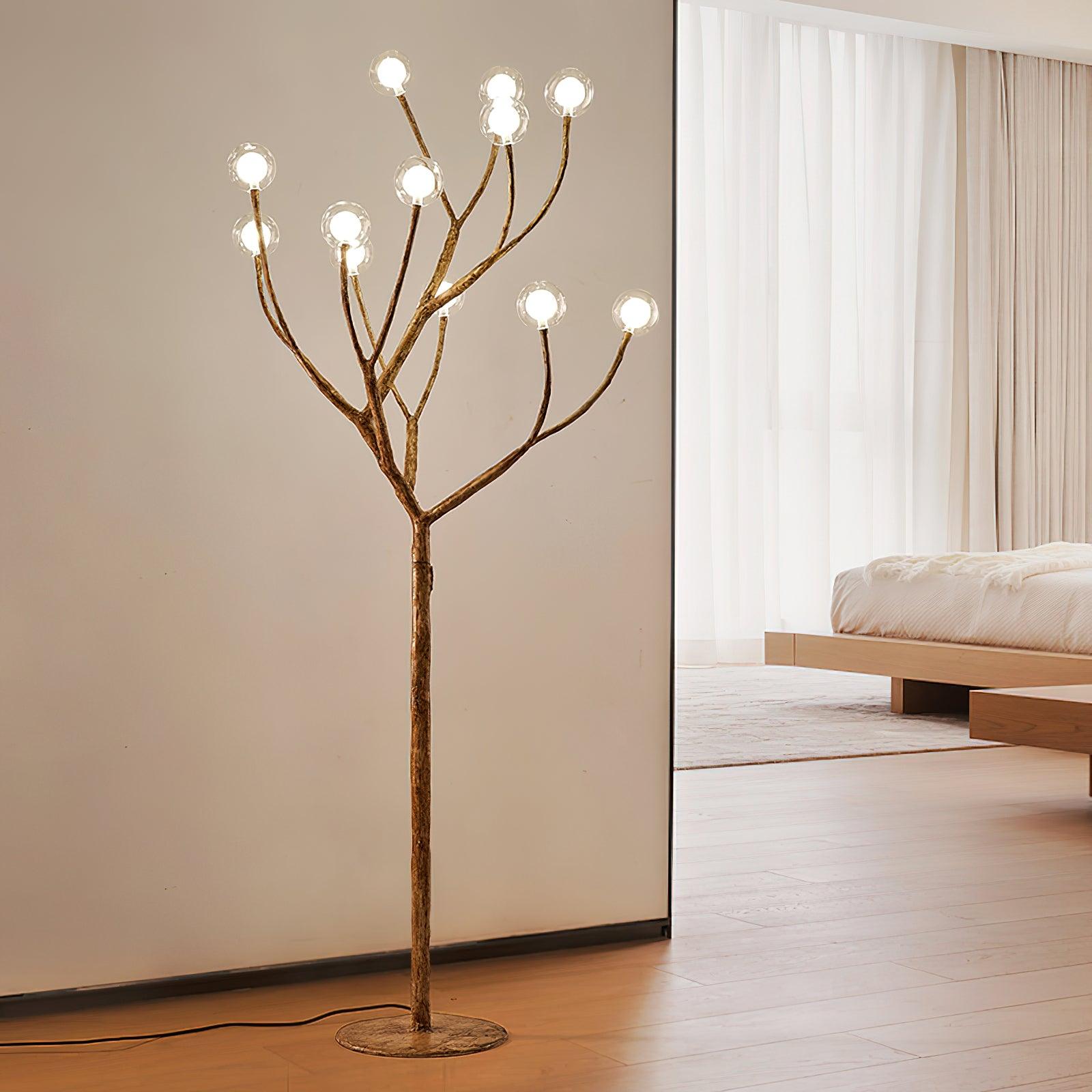 Nue Resin Floor Lamp-Neutral Decor