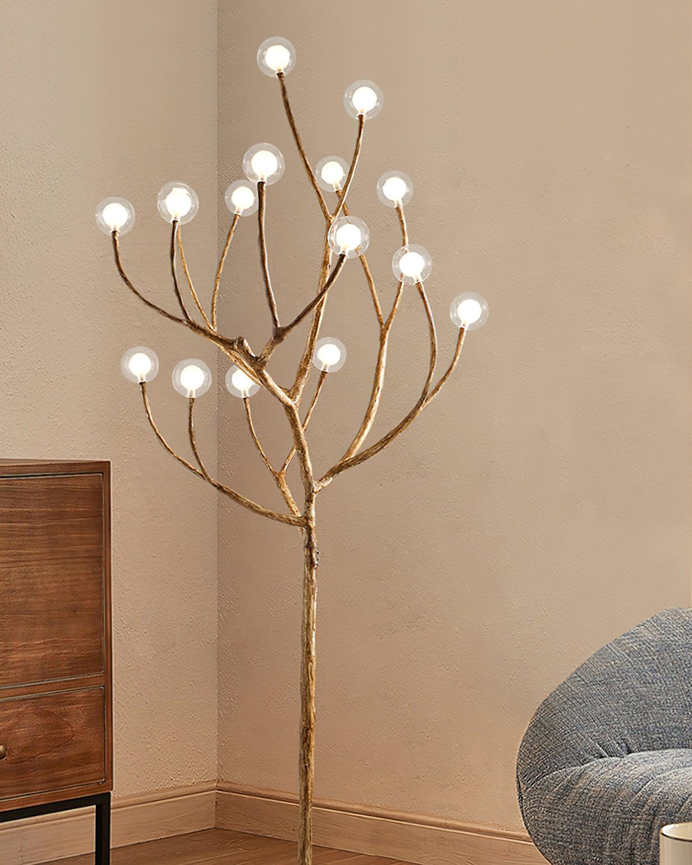 Nue Resin Floor Lamp-Neutral Decor