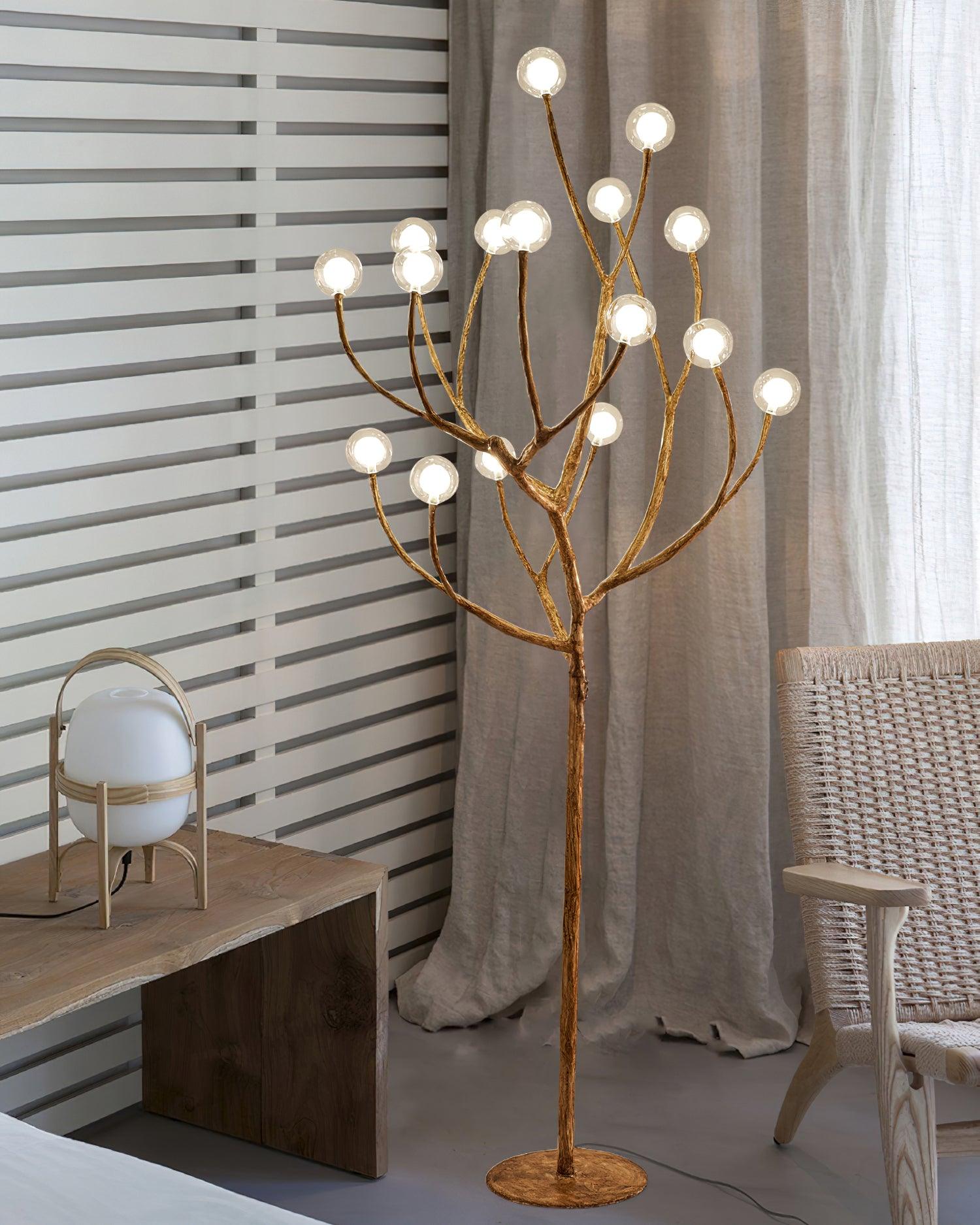 Nue Resin Floor Lamp-Neutral Decor