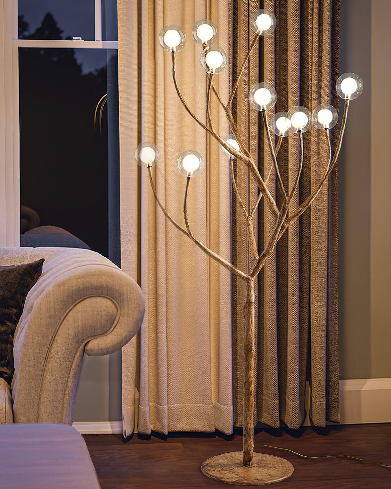 Nue Resin Floor Lamp-Neutral Decor