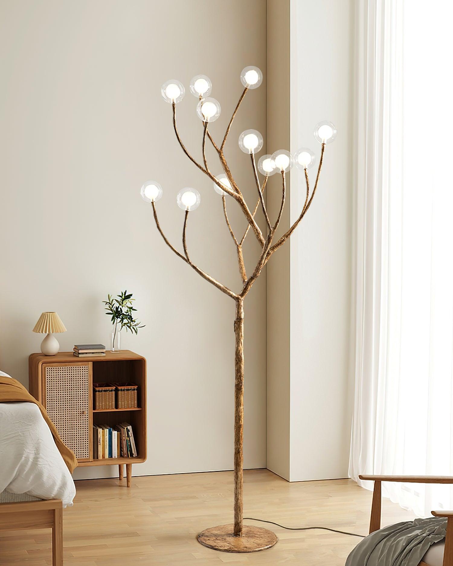 Nue Resin Floor Lamp-Neutral Decor