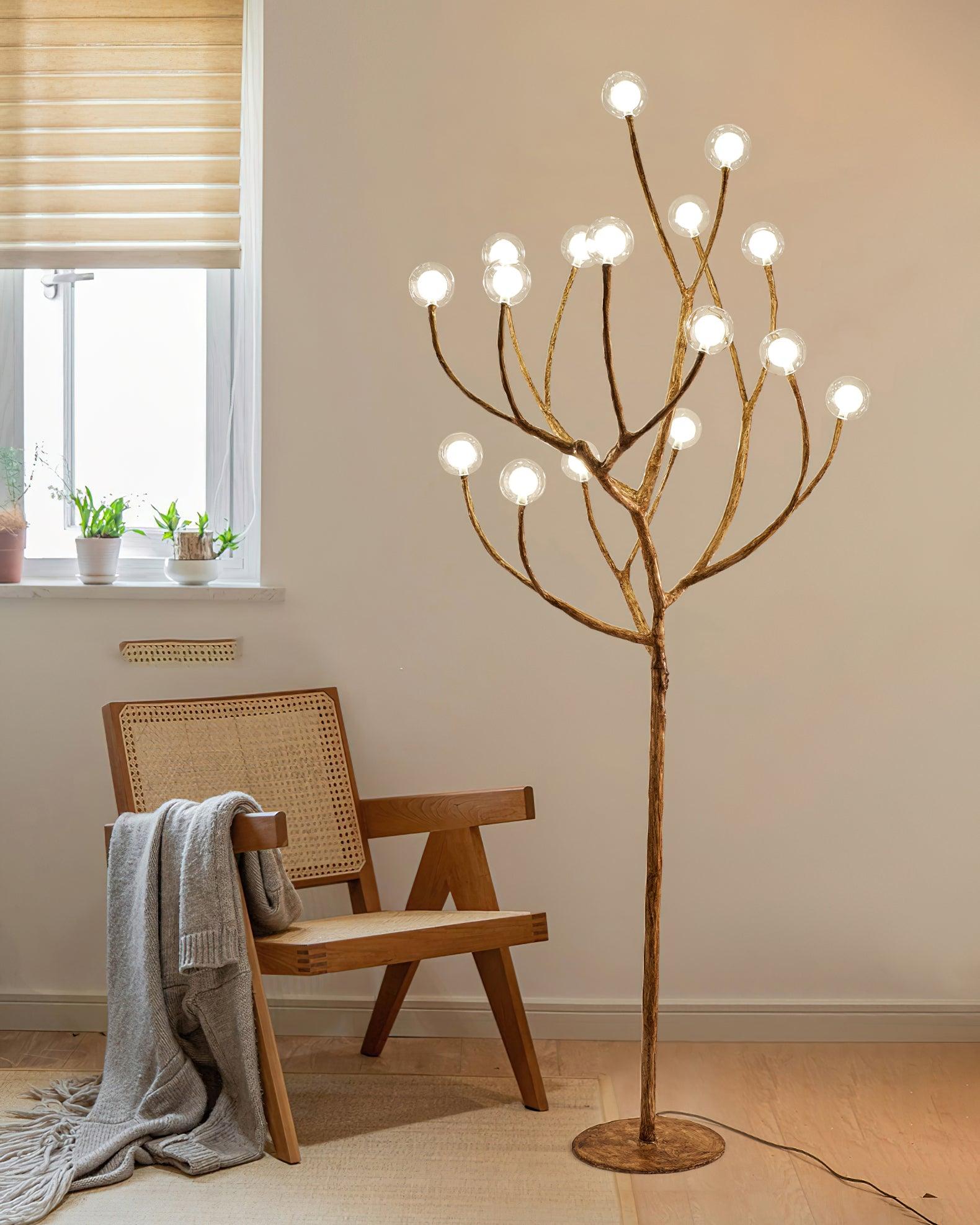 Nue Resin Floor Lamp-Neutral Decor