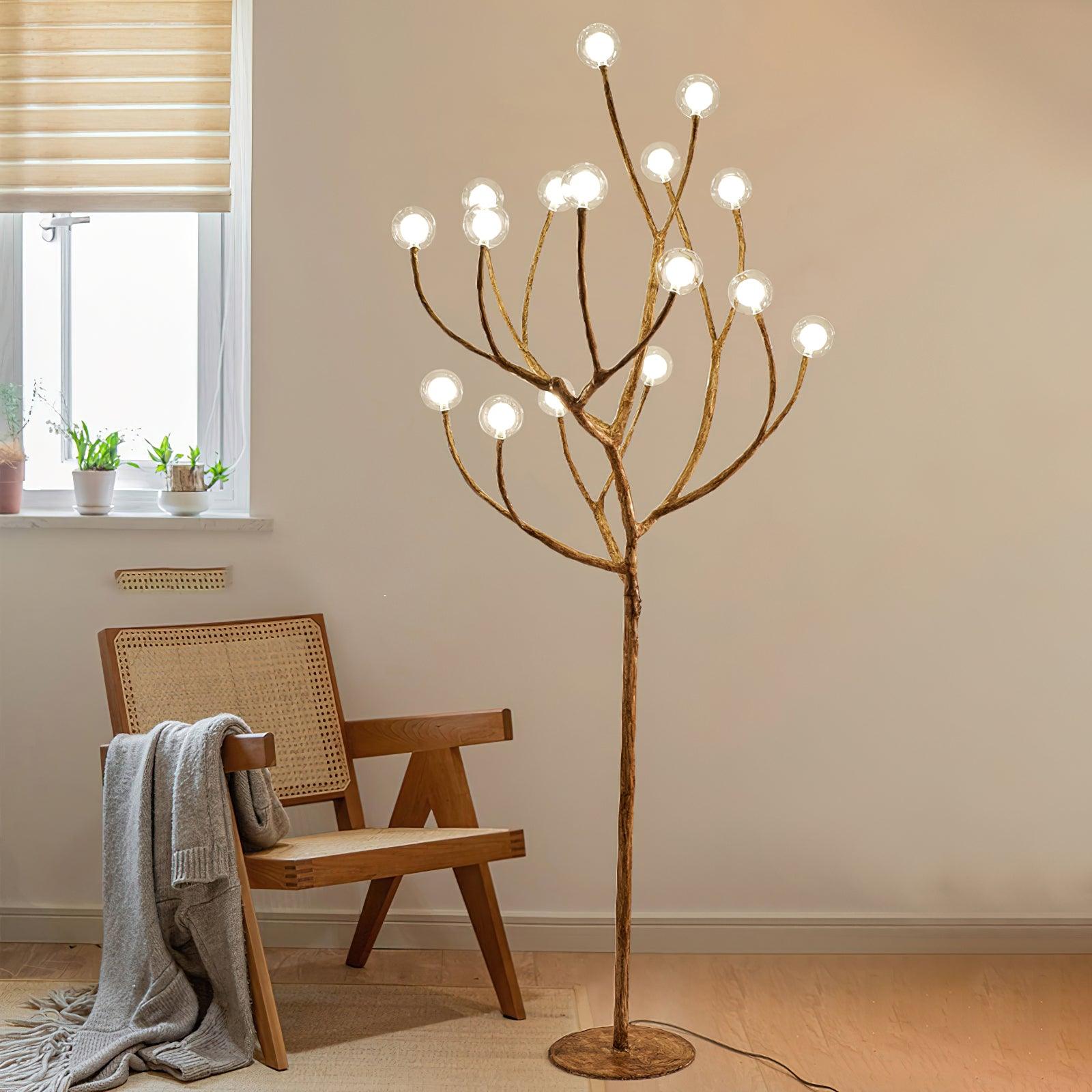 Nue Resin Floor Lamp-Neutral Decor