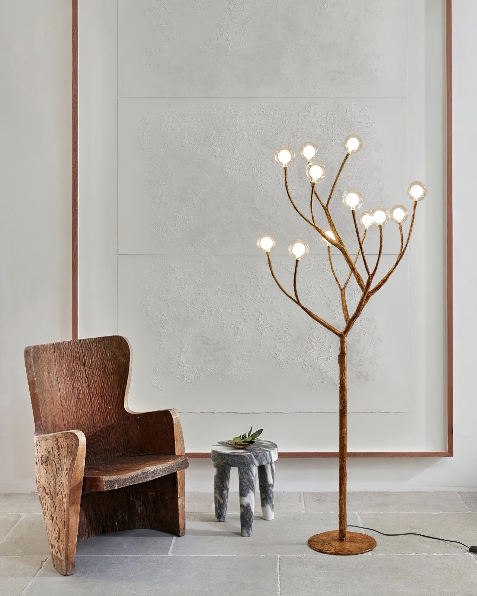 Nue Resin Floor Lamp-Neutral Decor