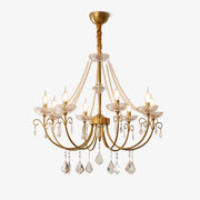 Lustra Chandelier Pearl Crystal Elegant Classic-Neutral Decor