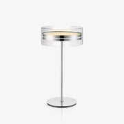 Luma Chrome & Glass Table Lamp-Neutral Decor
