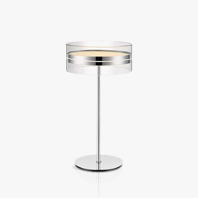 Luma Chrome & Glass Table Lamp-Neutral Decor