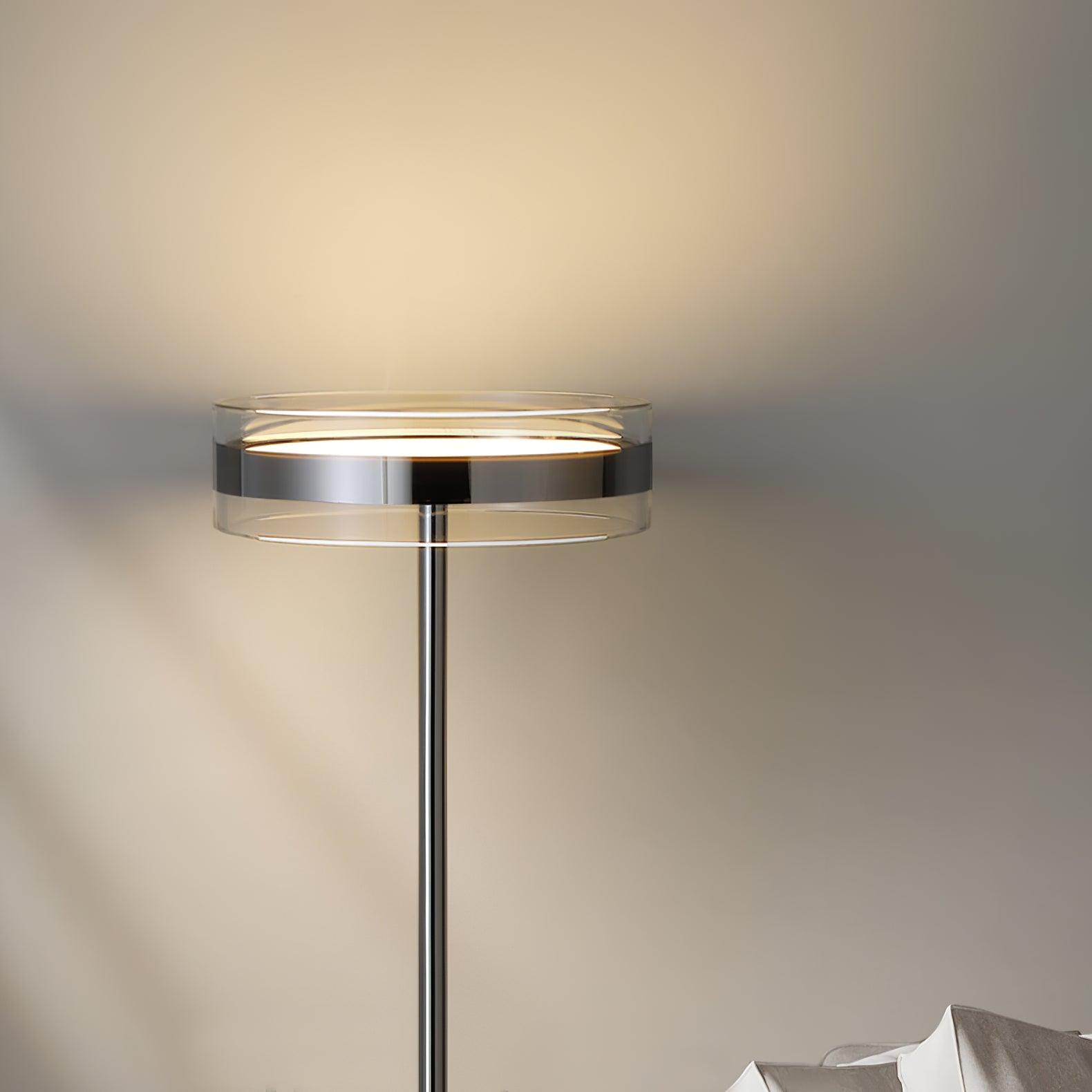 Luma Chrome & Glass Table Lamp-Neutral Decor