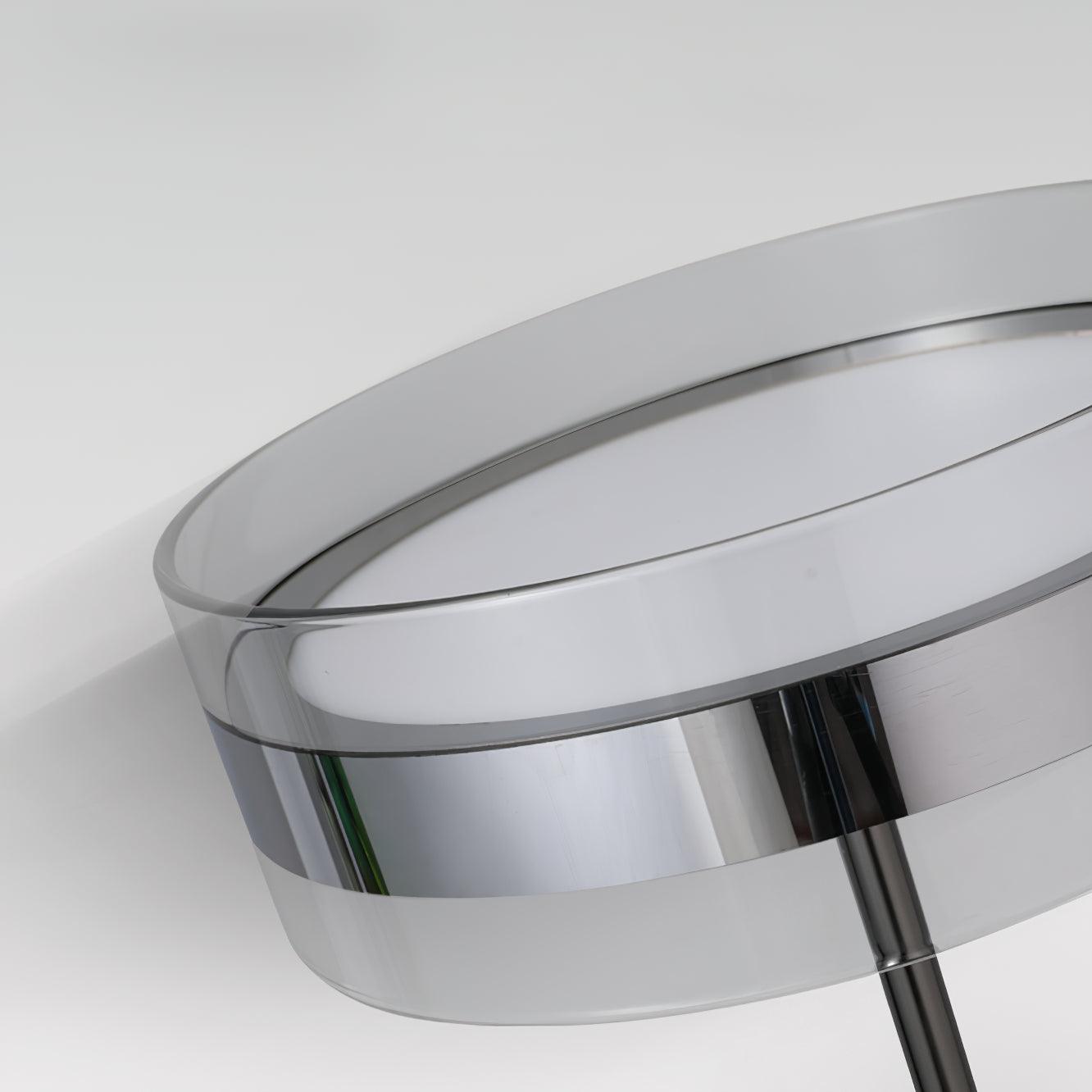 Luma Chrome & Glass Table Lamp-Neutral Decor