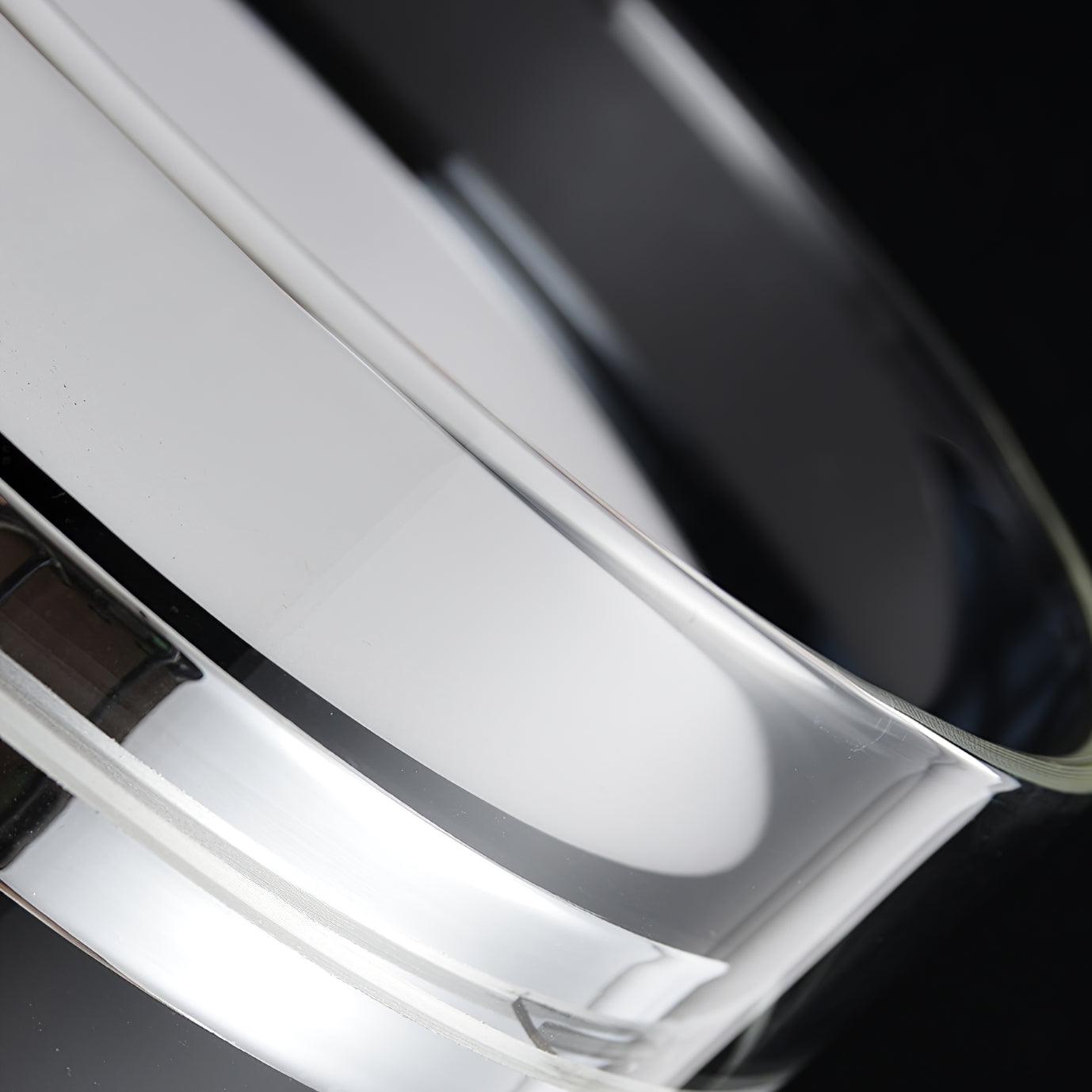 Luma Chrome & Glass Table Lamp-Neutral Decor