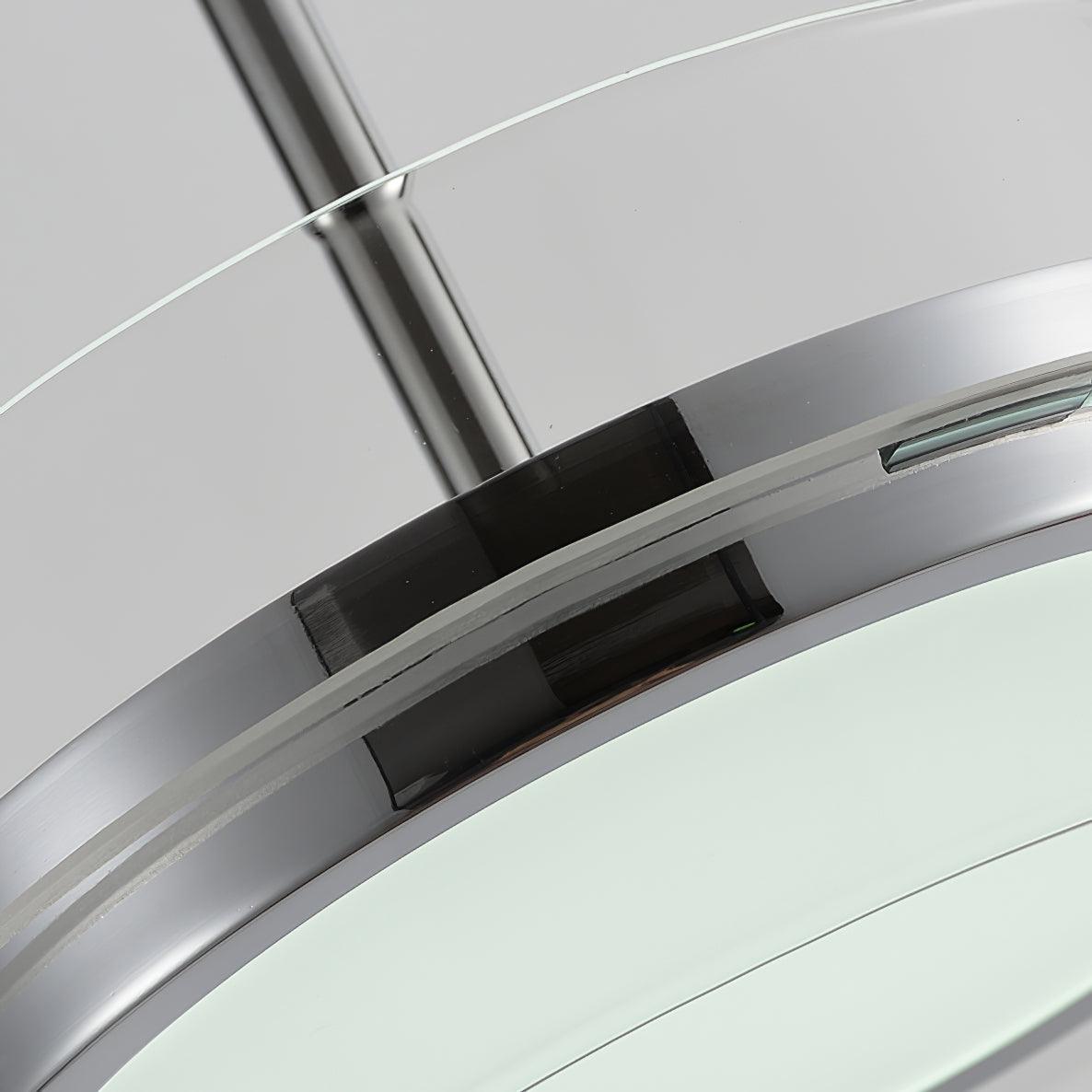Luma Chrome & Glass Table Lamp-Neutral Decor