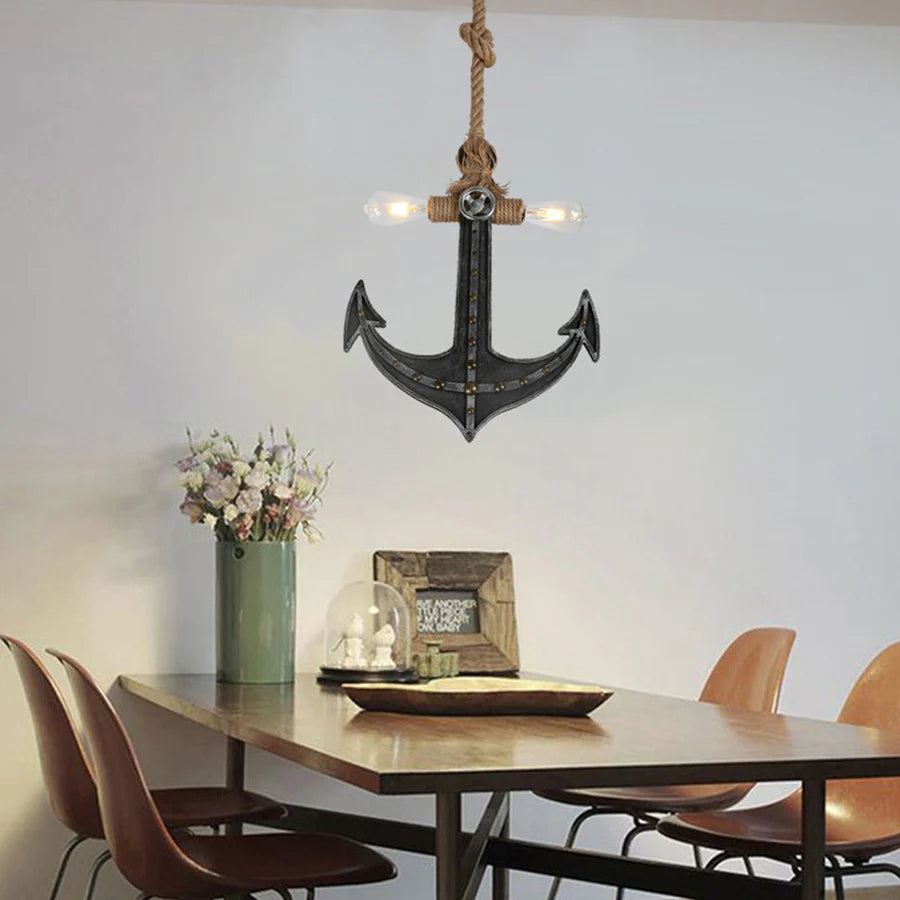 Epoch Industrial LED Pendant Light Grey Metal Bedroom/Living Room - Neutral Decor