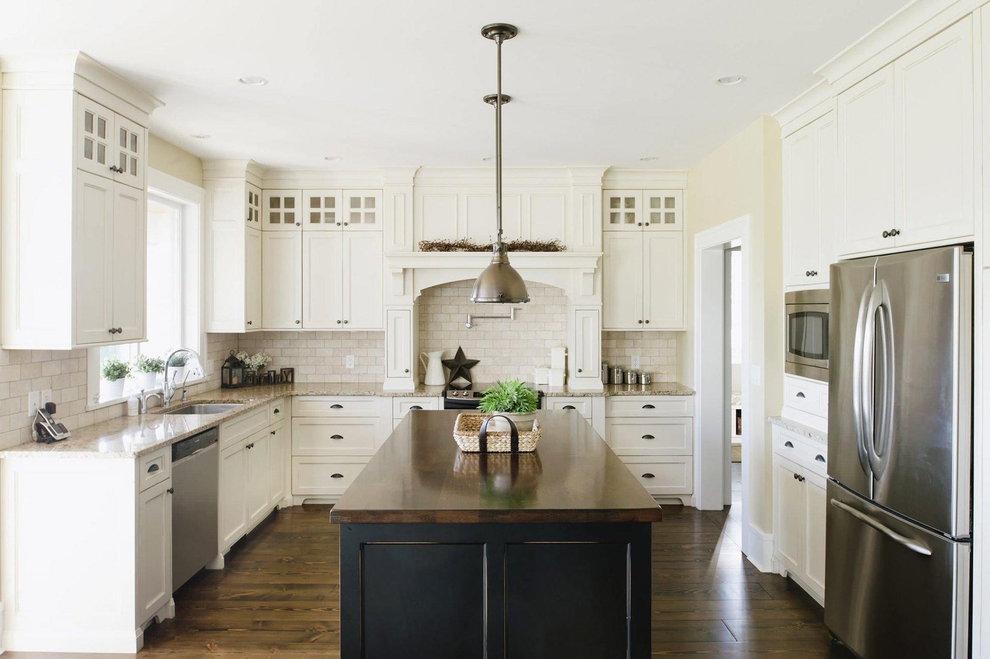 Silven Pendant Lamp Brass Ribbed Dome Industrial-Neutral Decor