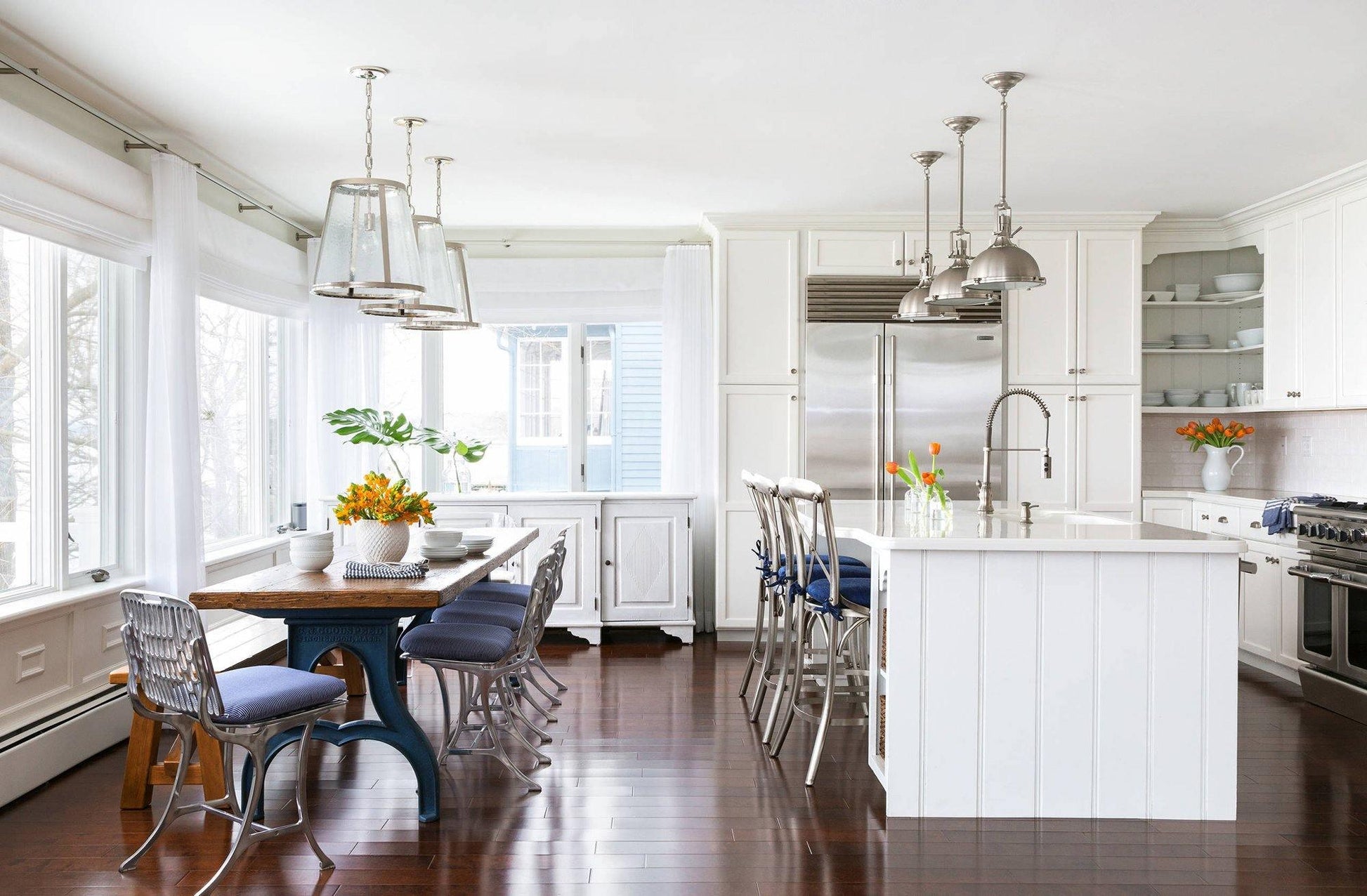 Silven Pendant Lamp Brass Ribbed Dome Industrial-Neutral Decor