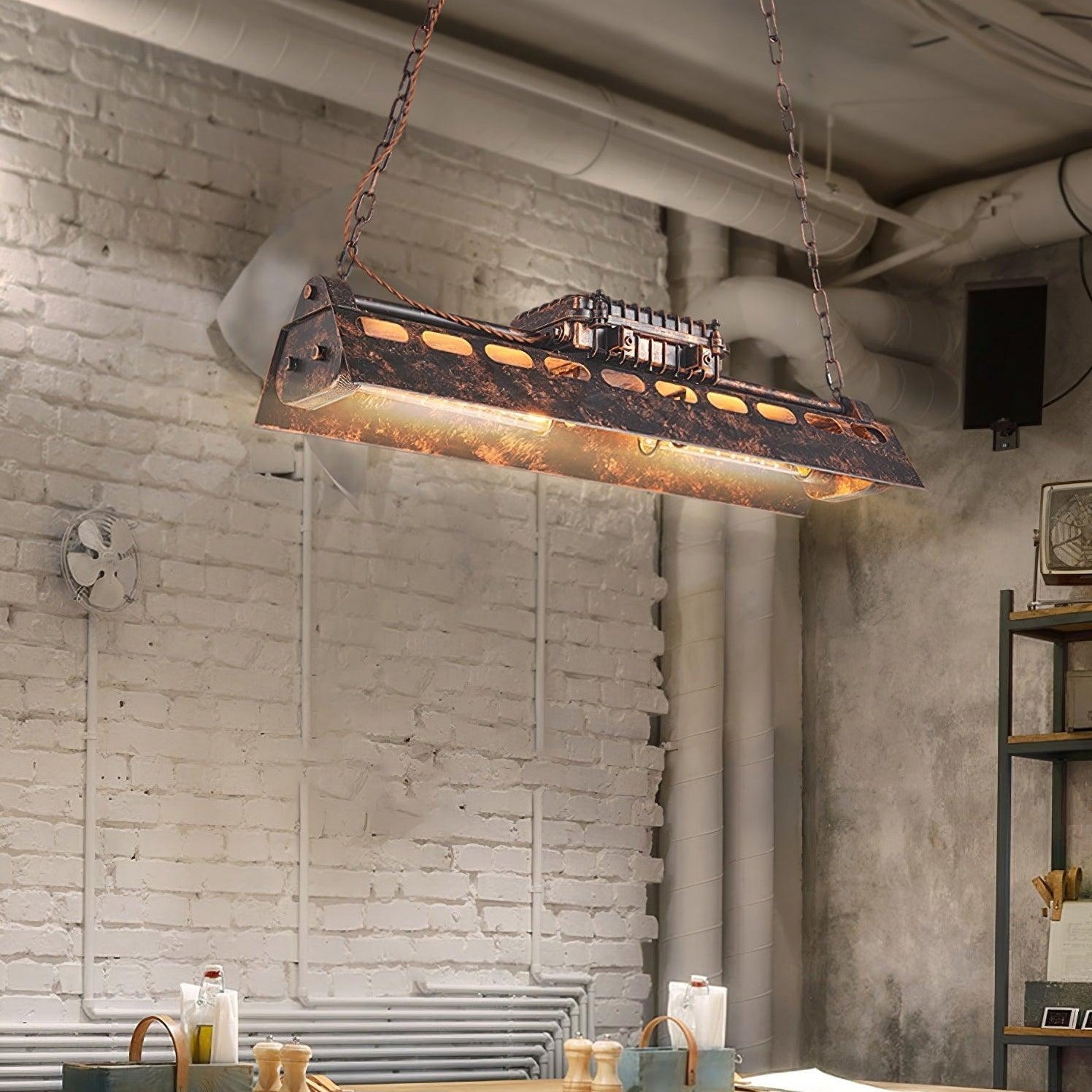 Noah Chandelier Industrial Steampunk - Neutralighting