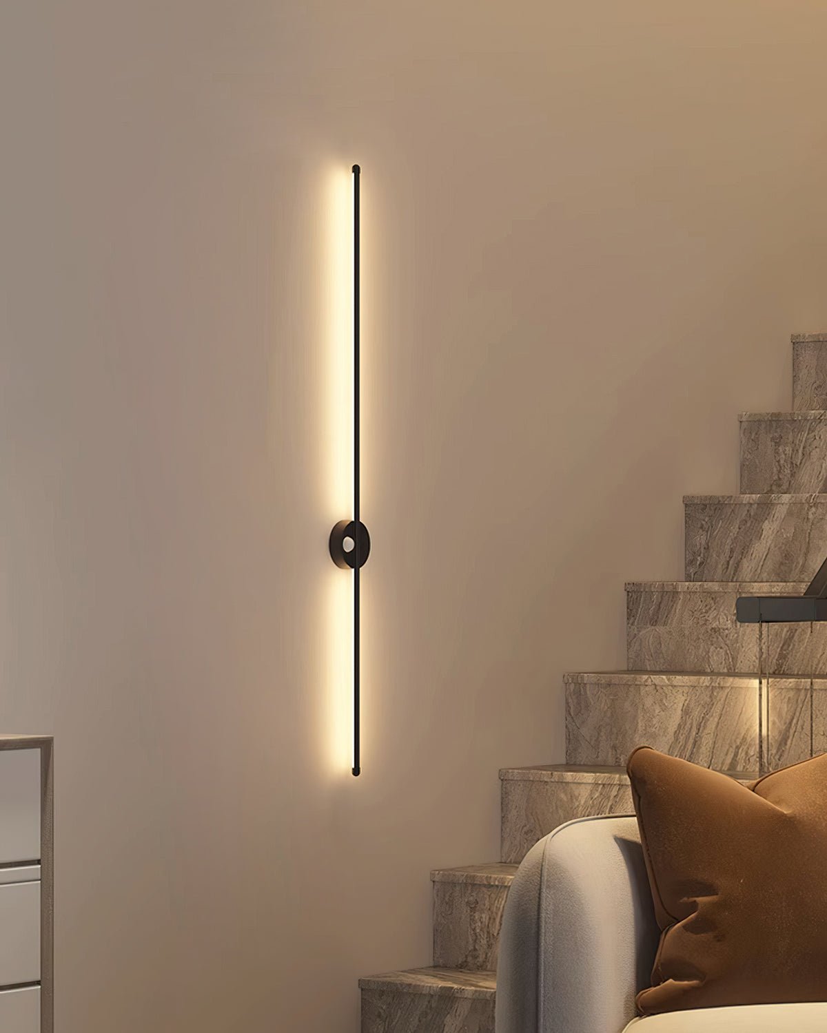 Lustra Wall Lamp Rechargeable Linear Minimalist-Neutral Decor