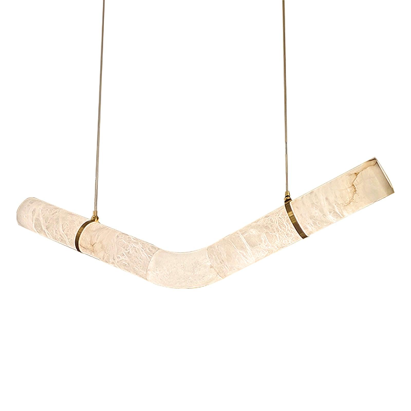 Luste Alabaster Closed-loop Pendant Light Chandelier-Neutral Decor