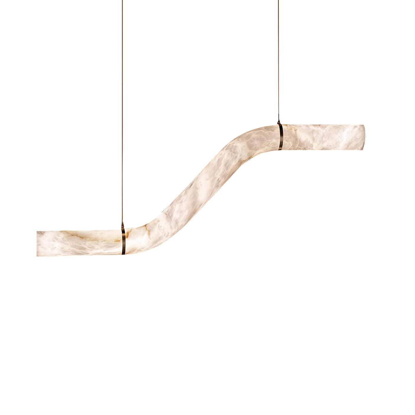 Luste Alabaster Closed-loop Pendant Light Chandelier-Neutral Decor