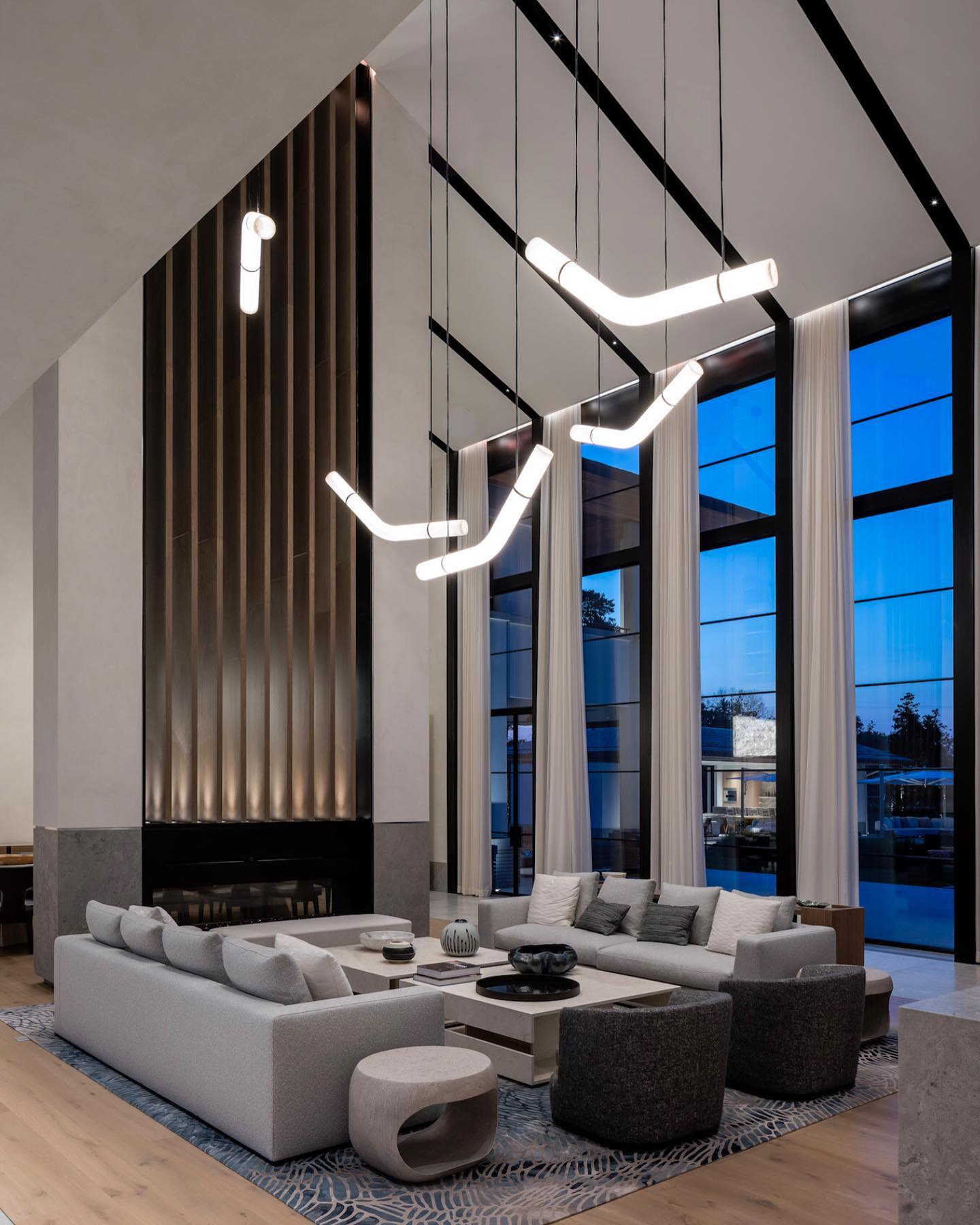 Luste Alabaster Closed-loop Pendant Light Chandelier-Neutral Decor