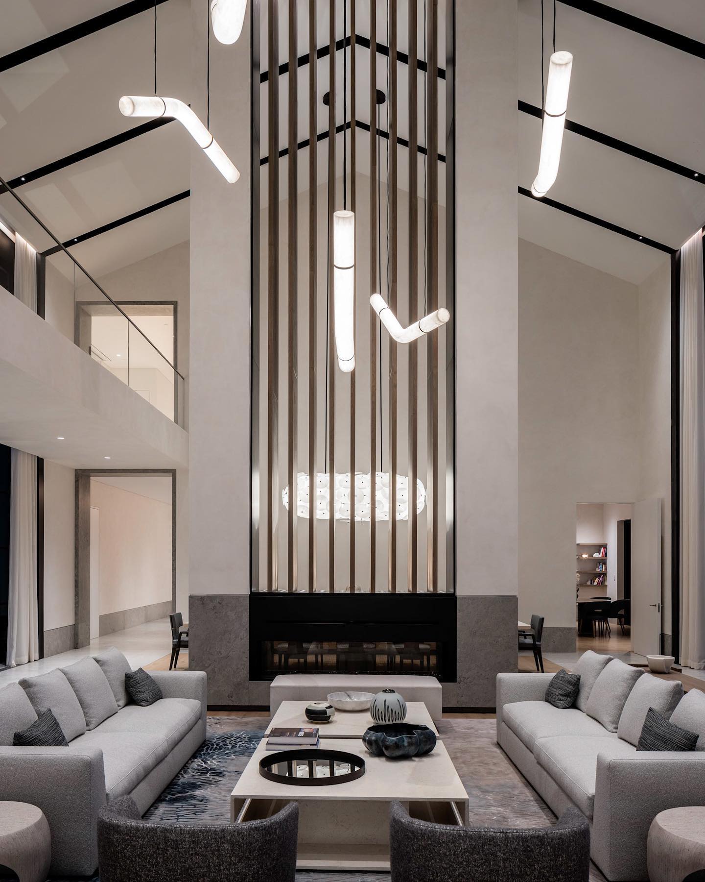 Luste Alabaster Closed-loop Pendant Light Chandelier-Neutral Decor