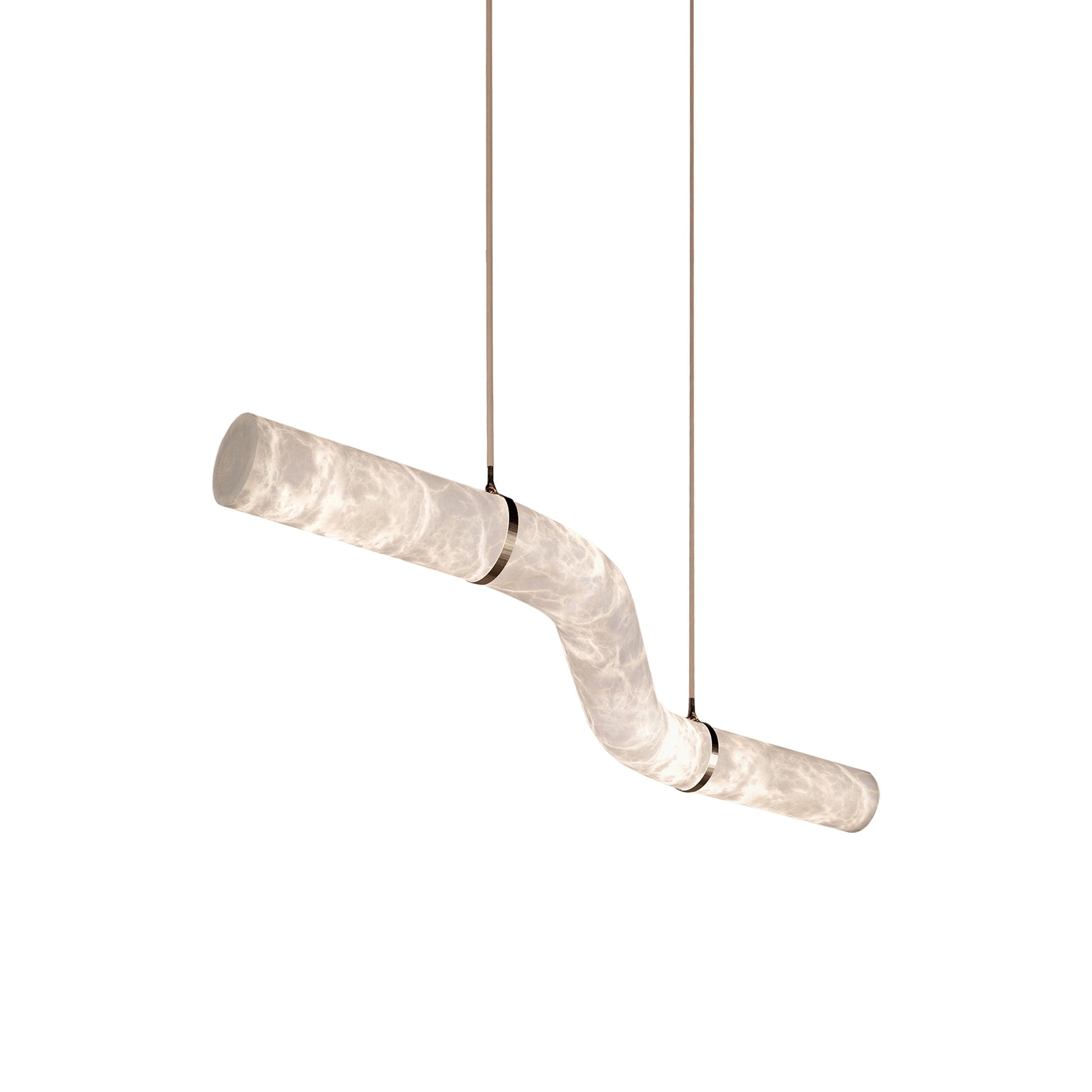 Luste Alabaster Closed-loop Pendant Light Chandelier-Neutral Decor