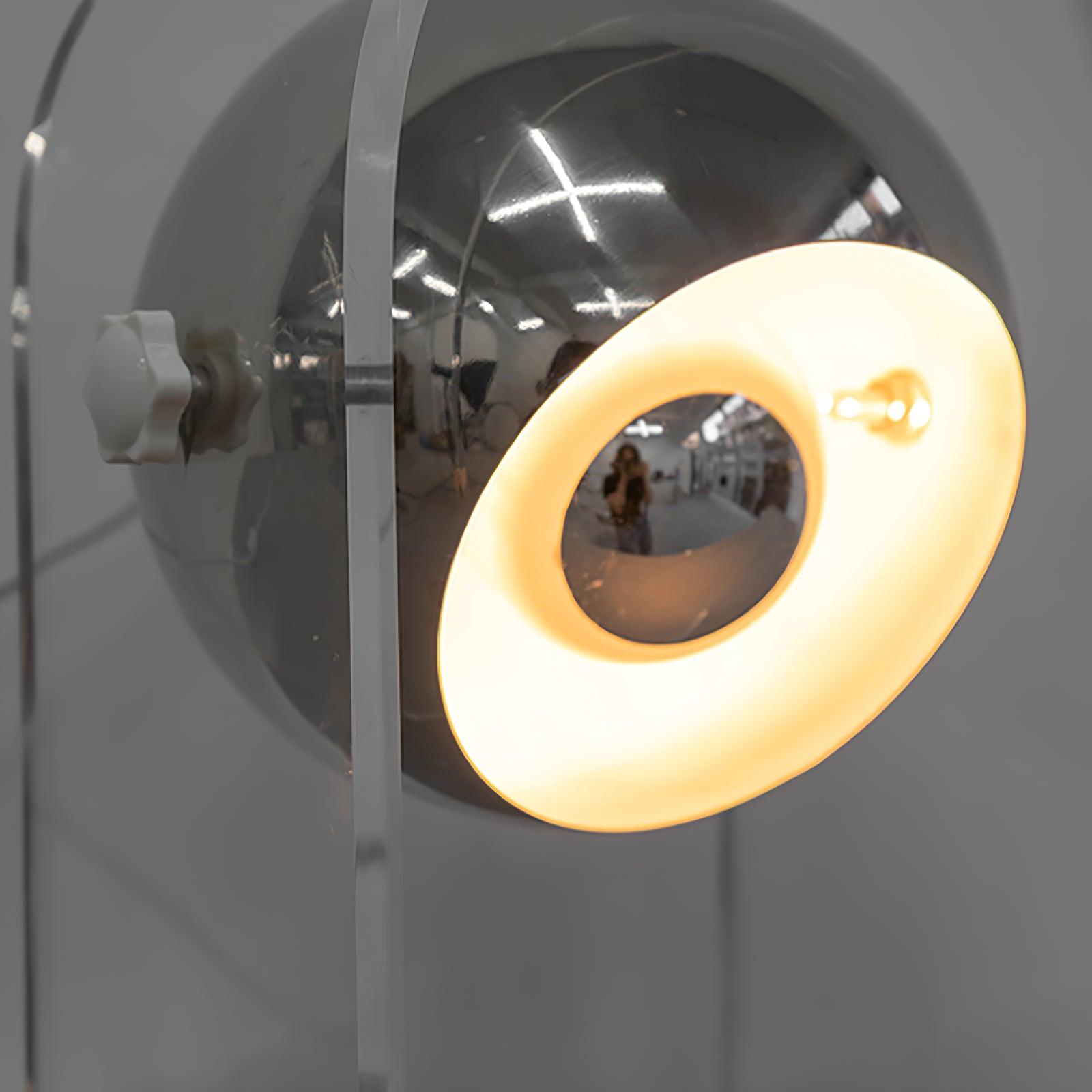 Tynza Steel Futuristic Table Lamp-Neutral Decor