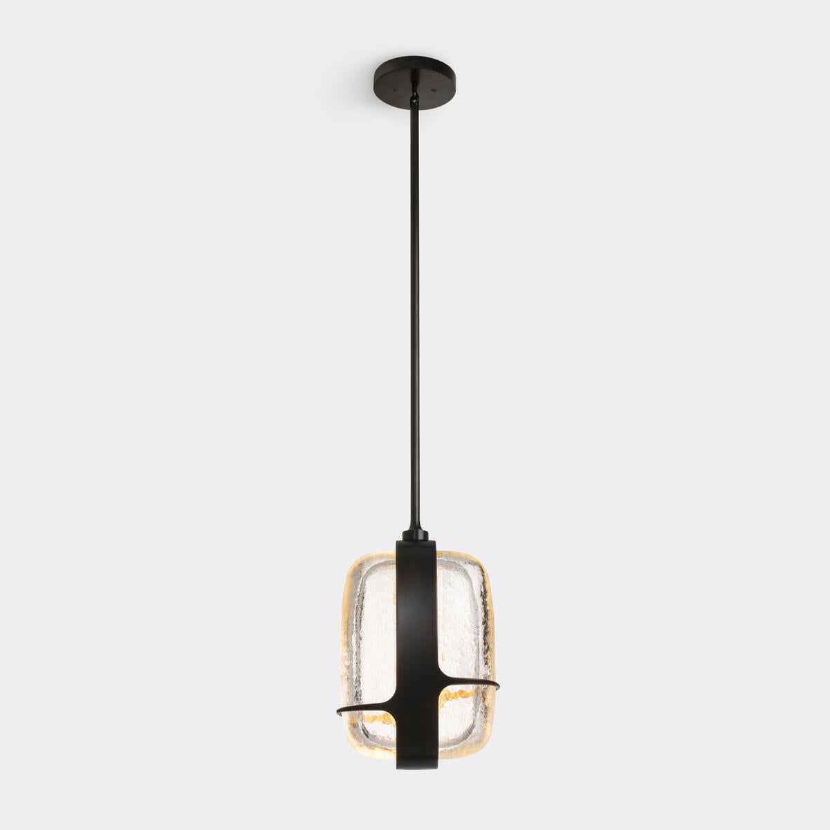 Dimensional drawing of the Iris Pendant Lamp.