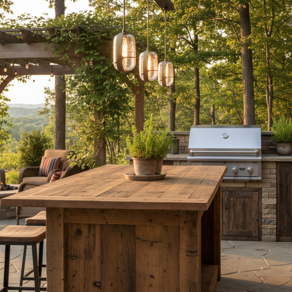 Iris Pendant Lamp shown with a clear glass shade.