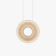 Lumira Pendant Lamp White Fabric Classic-Neutral Decor