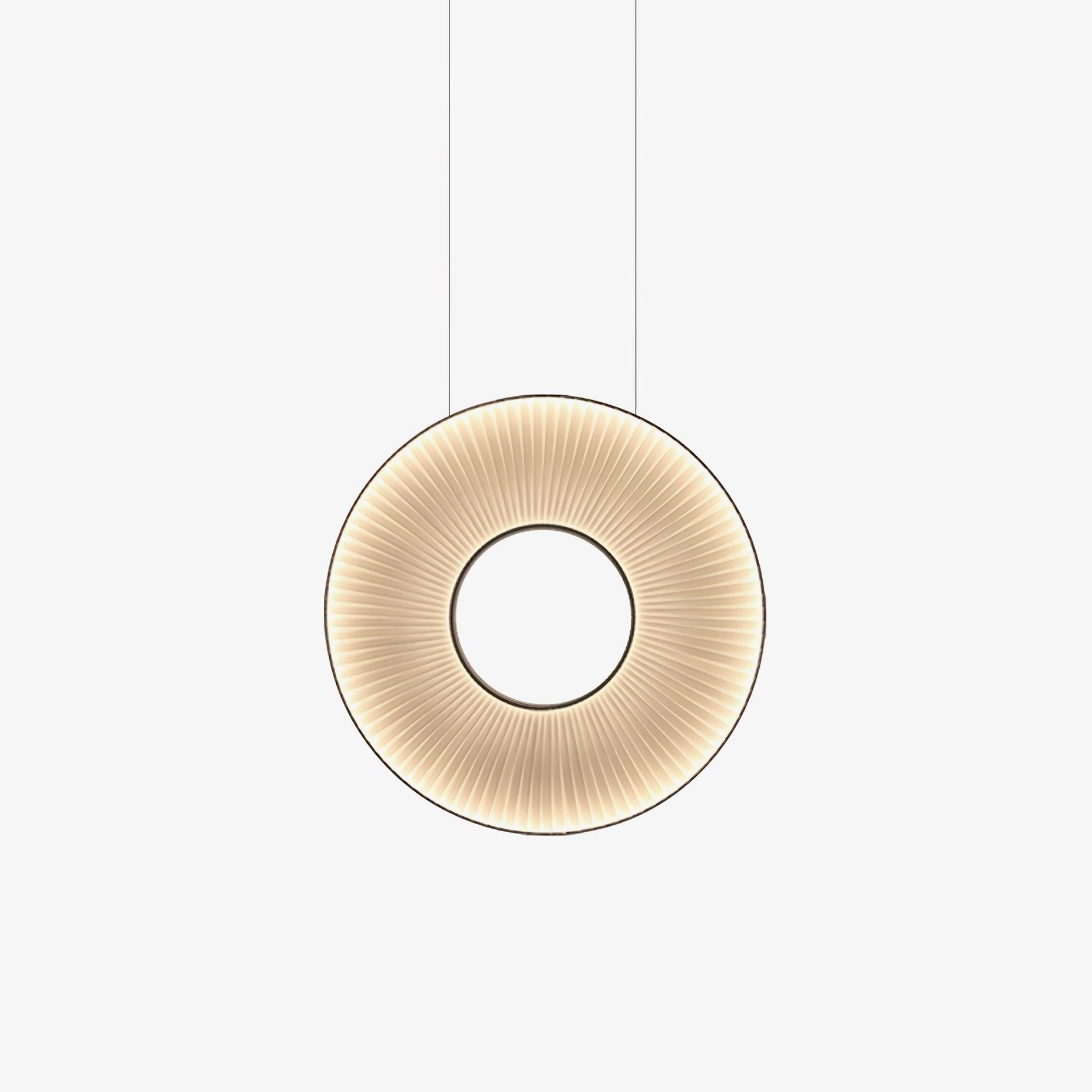Lumira Pendant Lamp White Fabric Classic-Neutral Decor