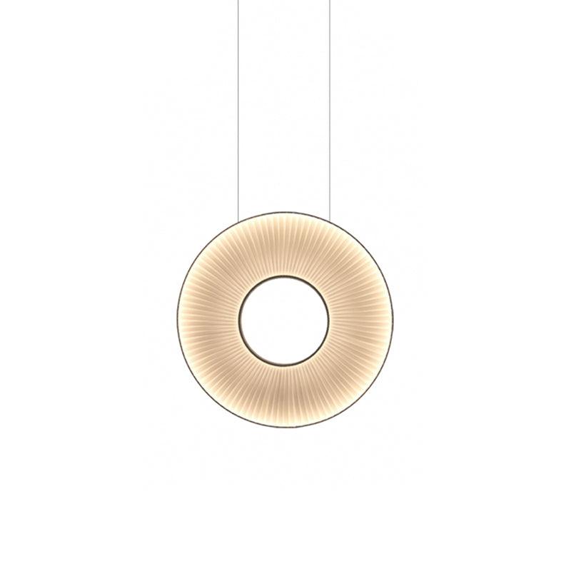 Lumira Pendant Lamp White Fabric Classic-Neutral Decor