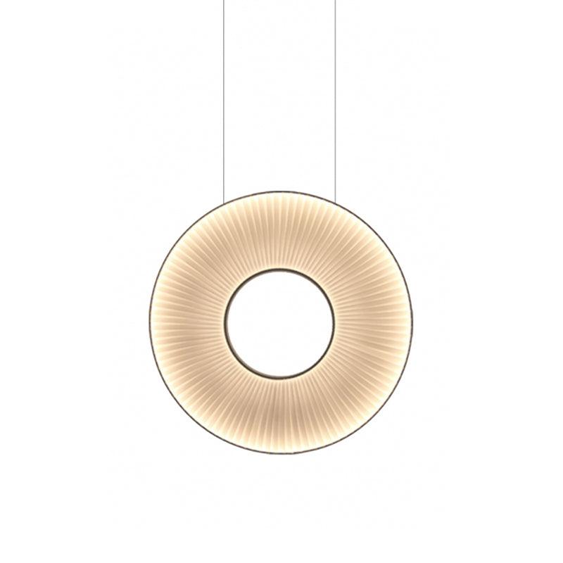 Lumira Pendant Lamp White Fabric Classic-Neutral Decor