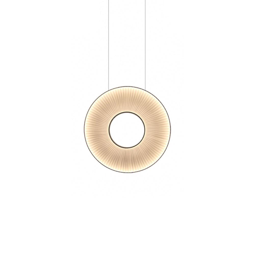 Lumira Pendant Lamp White Fabric Classic-Neutral Decor