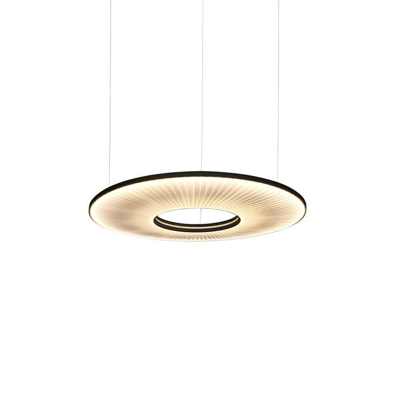 Lumira Pendant Lamp White Fabric Classic-Neutral Decor