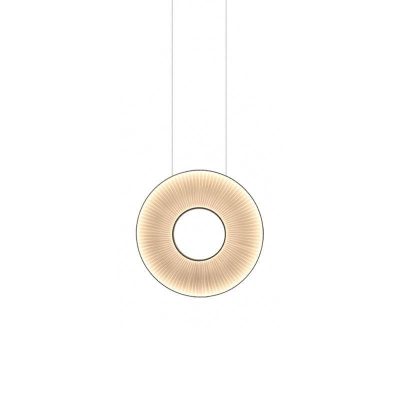 Lumira Pendant Lamp White Fabric Classic-Neutral Decor
