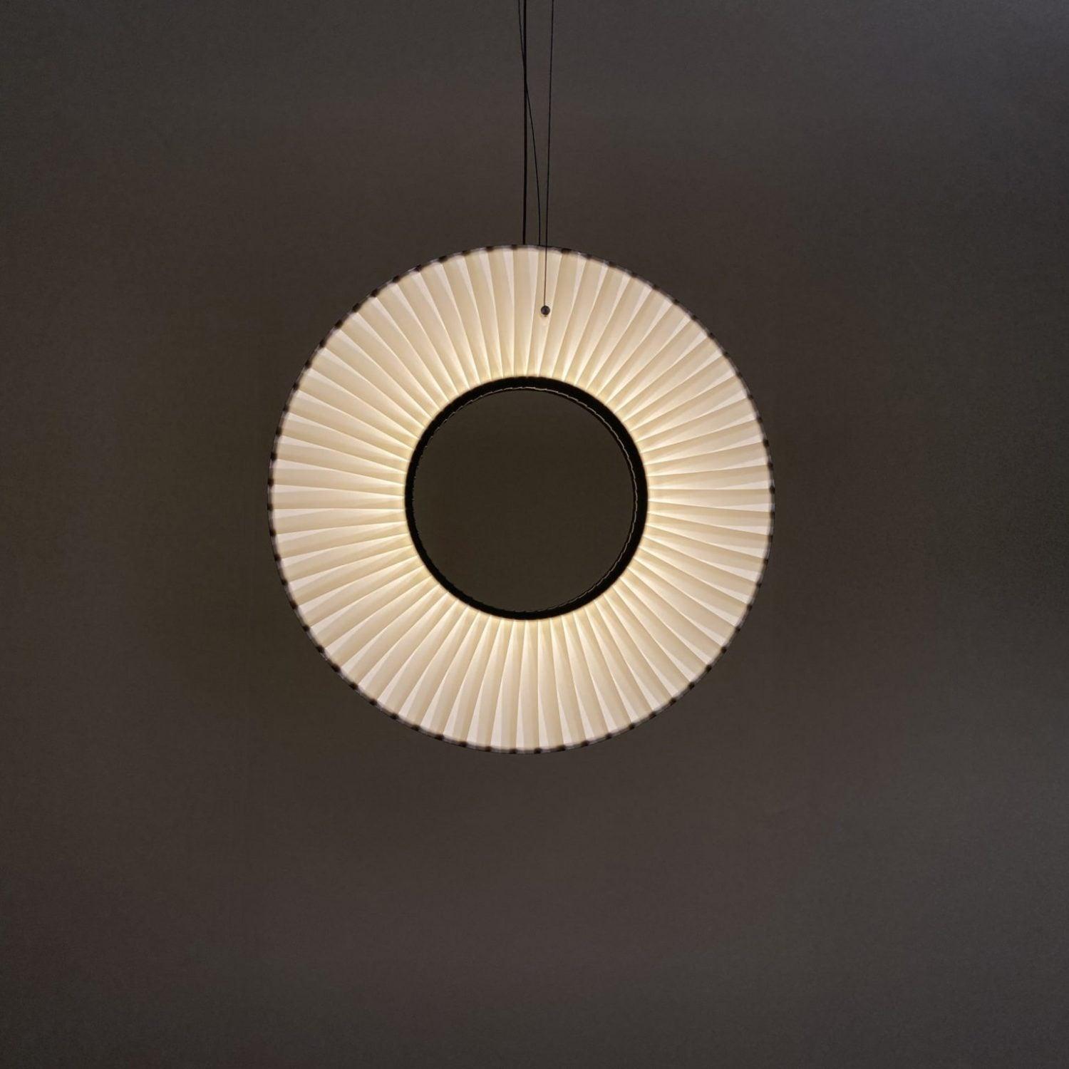 Lumira Pendant Lamp White Fabric Classic-Neutral Decor