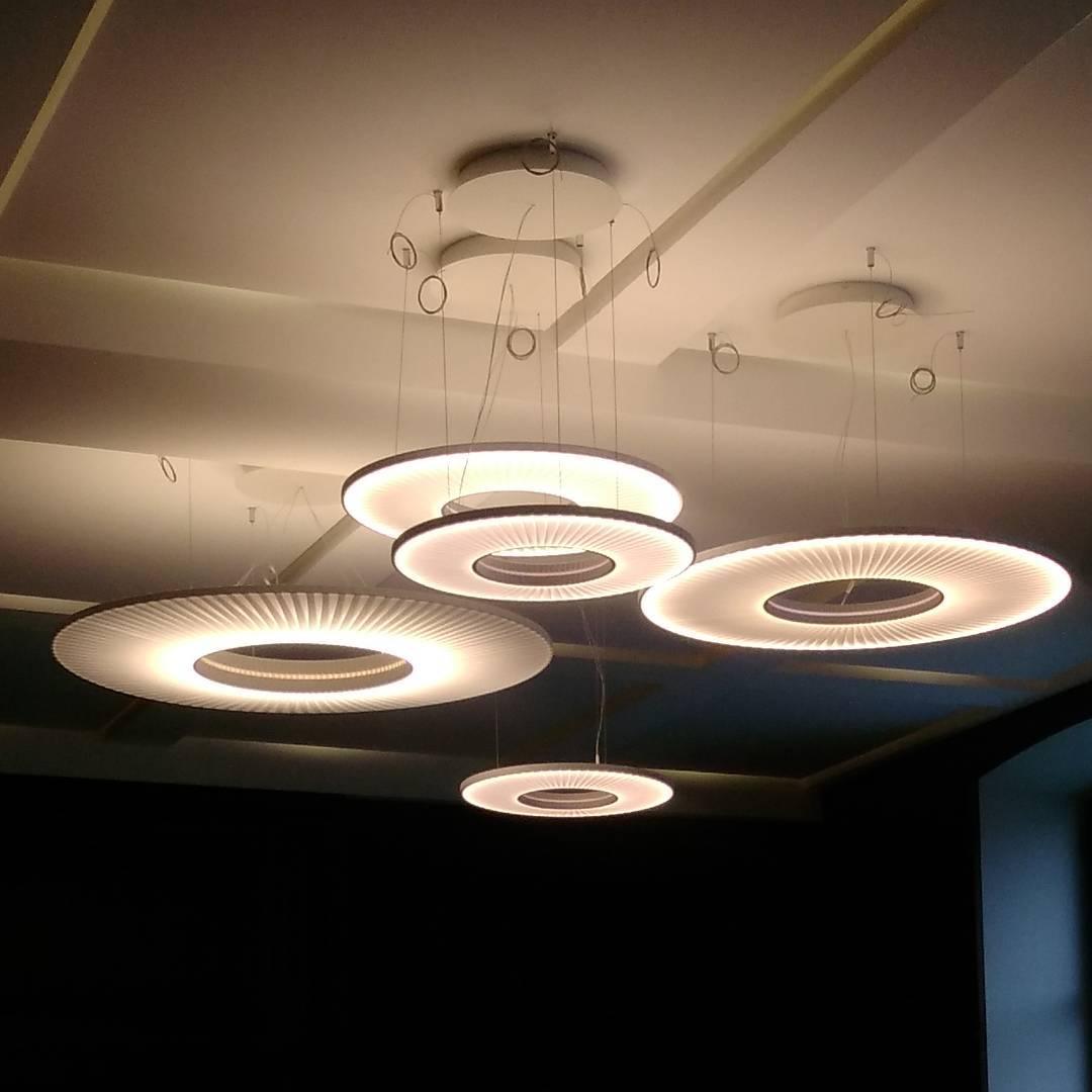 Lumira Pendant Lamp White Fabric Classic-Neutral Decor