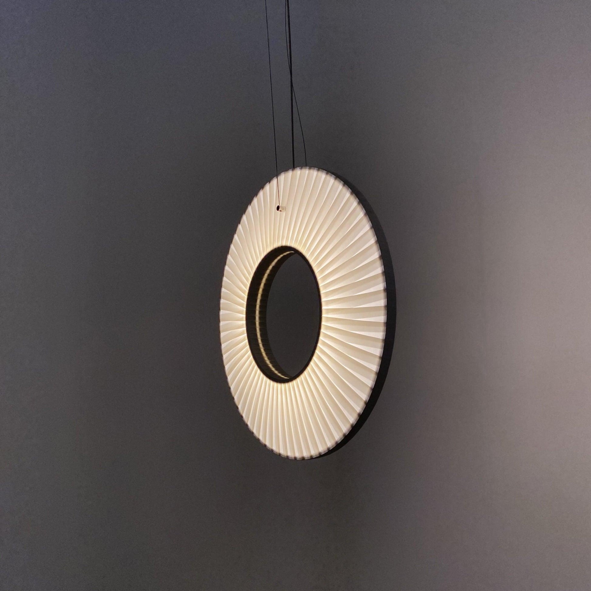 Lumira Pendant Lamp White Fabric Classic-Neutral Decor