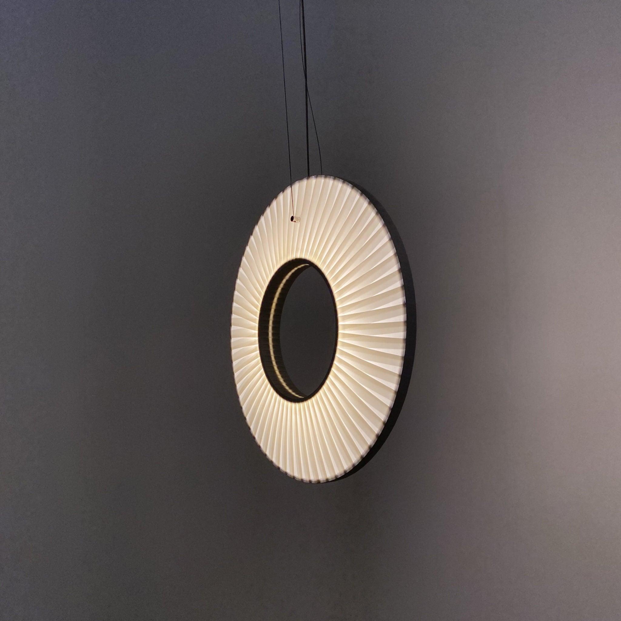 Lumira Pendant Lamp White Fabric Classic-Neutral Decor