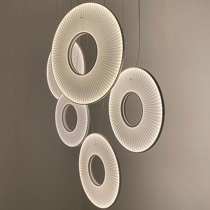 Lumira Pendant Lamp White Fabric Classic-Neutral Decor